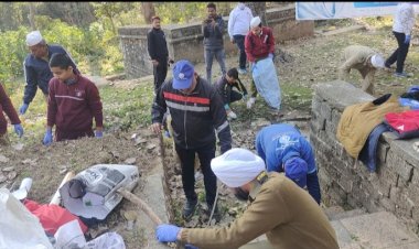 निरंकारी मिशन ने पेयजल स्त्रोतों की सफाई के लिए चलाया अभियान,