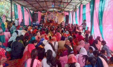 रुखड़ी शिव मन्दिर में भागवत कथा के समापन पर विशाल भंडारे का हुआ आयोजन