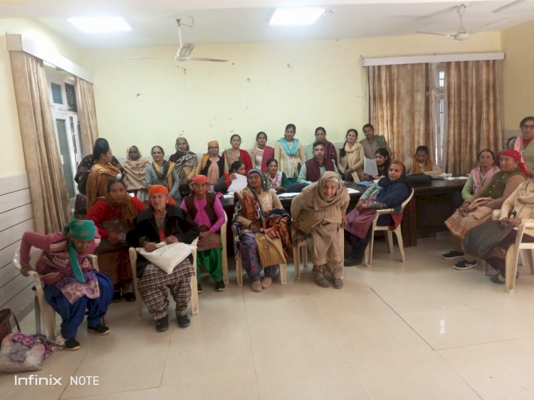 पांवटा साहिब : आंगनबाड़ी वर्कर्ज हेल्परज यूनियन सीटू की प्रोजेक्ट कमेटी की बैठक सम्पन्न