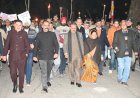 प्रदेश कांग्रेस कमेटी के मशाल जुलूस में शामिल हुए मुख्यमंत्री अनैतिक तरीकों से लोकतांत्रिक प्रक्रिया को कमजोर करने के केंद्र के प्रयासों की निंदा की