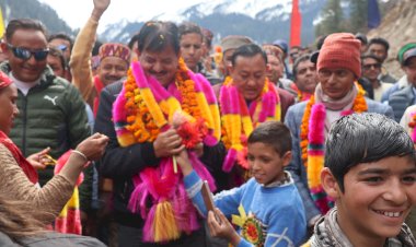 40 मीटर लम्बे स्टील ट्रस पुल का उद्घाटन किया