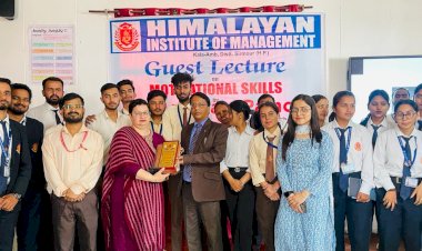 हिमालयन इंस्टीट्यूट ऑफ़ मैनेजमेंट में मोटिवेशनल स्किल्स पर गेस्ट लेक्चर का आयोजन