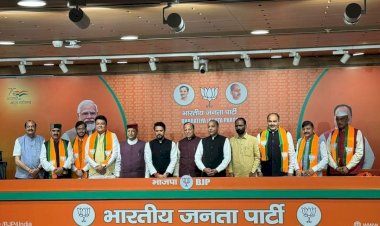 कांग्रेस के 6 बागी विधायकों सहित 3 निर्दलीय विधायकों ने थामा भाजपा का दामन