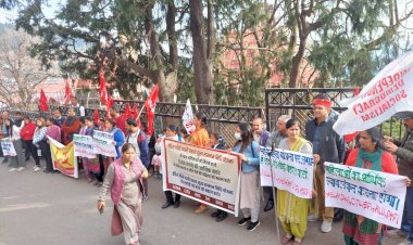 जनवादी महिला समिति, सीटू, हिमाचल किसान सभा ने महिलाओं को मिल रहे 1500 के आर्थिक लाभ को रोकने के मुद्दे पर किये प्रदेशव्यापी प्रदर्शन किए