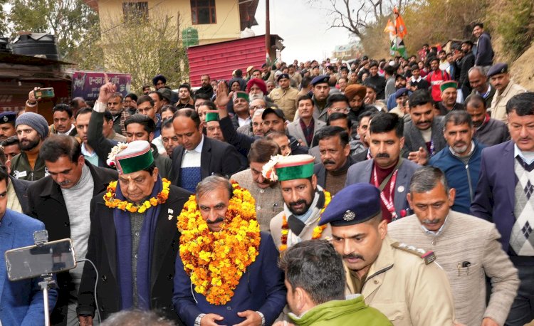 मुख्यमंत्री ने कसौली विधानसभा क्षेत्र में 88.78 करोड़ रुपये की 13 विकास परियोजनाओं के लोकार्पण एवं शिलान्यास किए