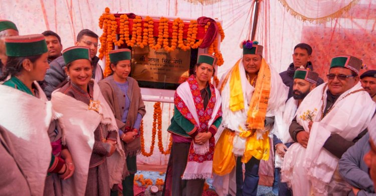 बागवानी मंत्री ने किया छोटा कंबा-पलिंगी सड़क का शिलान्यास