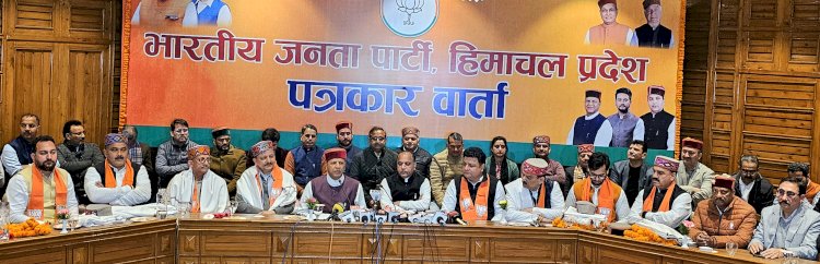 9 विधायकों का भाजपा द्वारा शिमला पहुंचने पर जोरदार स्वागत मित्रों की सरकार सुक्खू सरकार, फ्रेंड्स कैफे बना सचिवालय : सुधीर