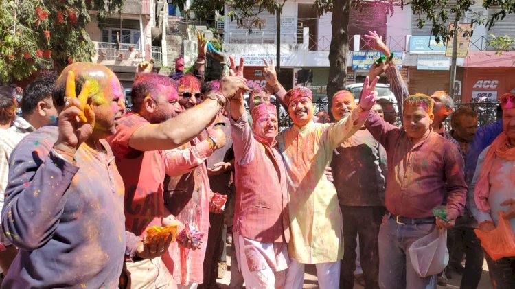 होली का पर्व द्वेष नफरत को भूलाकर आपसी भाईचारे का प्रतीक : बिंदल