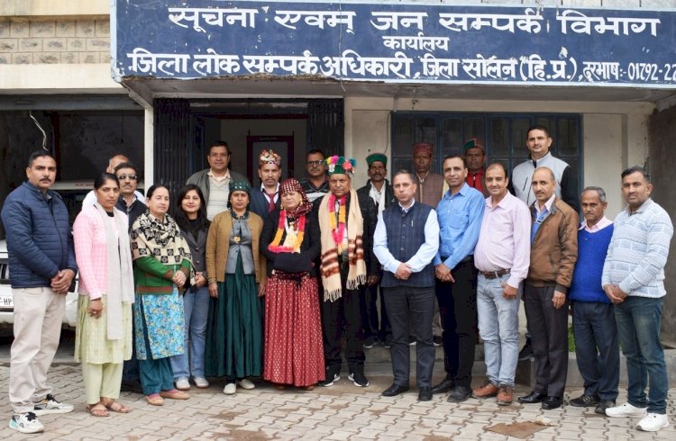 ज़िला लोक सम्पर्क अधिकारी कार्यालय सोलन में कार्यरत सेवादार राम लाल सेवानिवृत्त
