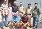 पुलिस ने साइबर गैंग का पर्दाफाश किया, विदेशी मूल के दो आरोपी धरे, स्थानीय महिला से लाखों की ठगी