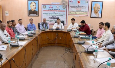 संभावित आपदा के दृष्टिगत भवनों के रिपेयर और रेट्रोफिटिंग, डीपीआर निर्माण पर एक दिवसीय कार्यशाला आयोजित