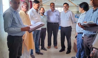 अतिरिक्त जिला दंडाधिकारी ने राजनीतिक दलों के प्रतिनिधियों संग काउंटिंग सेंटर का दौरा किया