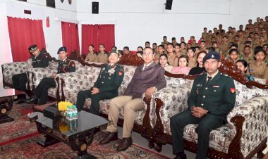 राष्ट्रीय मिलिट्री स्कूल चायल में प्रेरक व्याख्यान का आयोजन