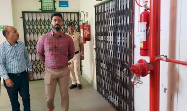 कड़े पहरे में ईवीएम, डीसी ने जांचे स्ट्रॉंग रूम के सुरक्षा इंतजाम