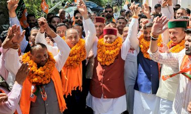 लोकसभा चुनाव का आगाज, भाजपा ने लोक सभा चुनावों का बिगुल फूंका