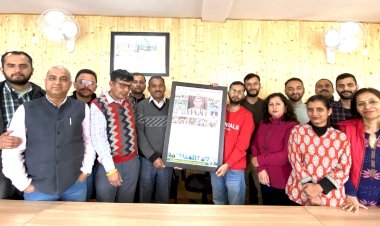 स्व. बाबूराम की याद में लांच किया कैलेंडर, वन विभाग अराजपत्रित कर्मचारी महासंघ ने पूर्व कर्मचारी नेता को किया समर्पित