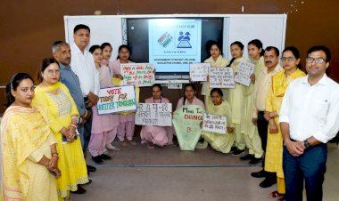 स्वीप के जरिए मतदान प्रतिशतता बढ़ाने पर जोर