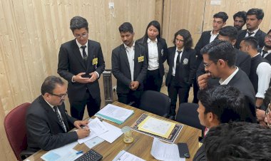 लिफ्ट, स्मार्ट स्क्रीन और नया फर्नीचर की सुविधा उपलब्ध करवाए विभाग प्रशासन - अक्षय ठाकुर