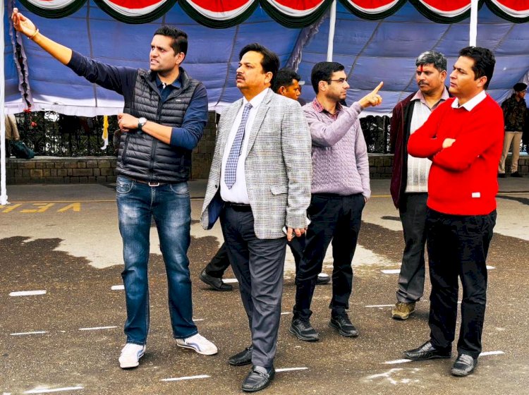उपायुक्त ने राज्य स्तरीय हिमाचल दिवस समारोह की तैयारियों के लिया जायजा