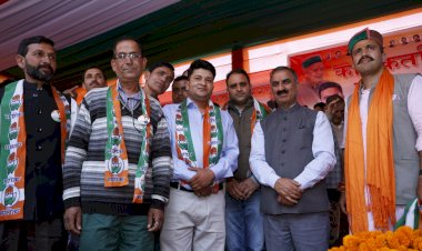 करसोग में भाजपा को बड़ा झटका, टिकट के दावेदार रहे युवराज कांग्रेस में शामिल