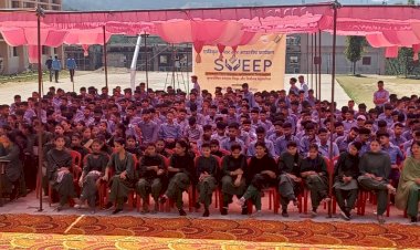 लोकसभा चुनाव में शत प्रतिशत मतदान के लिए आईटीआई रैल में जागरूकता शिविर का आयोजन