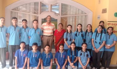 अमन और आरोही बनी आदर्श मोनाल इको क्लब के अध्यक्ष .....