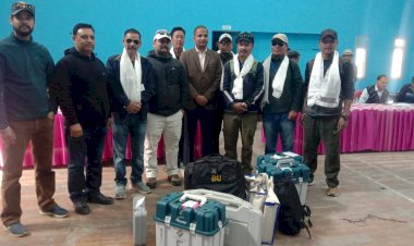 लाहौल स्पीति के 92 मतदान केद्रों के लिए पोलिंग पार्टियां रवाना, सभी आवश्यक प्रबंध पूरे