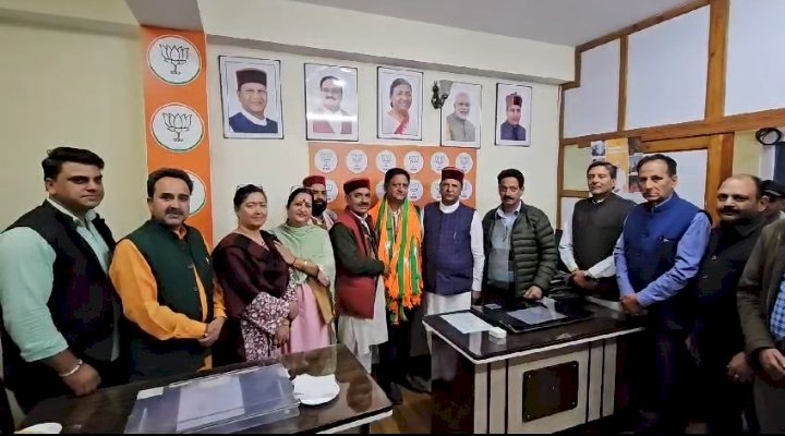अर्की विधानसभा क्षेत्र से राजेंद्र ठाकुर ने भाजपा का दामन थामा
