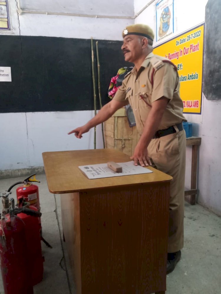 अग्निशमन विभाग, सिरमौर द्वारा अग्निशमन जागरूकता कार्यक्रम आयोजित