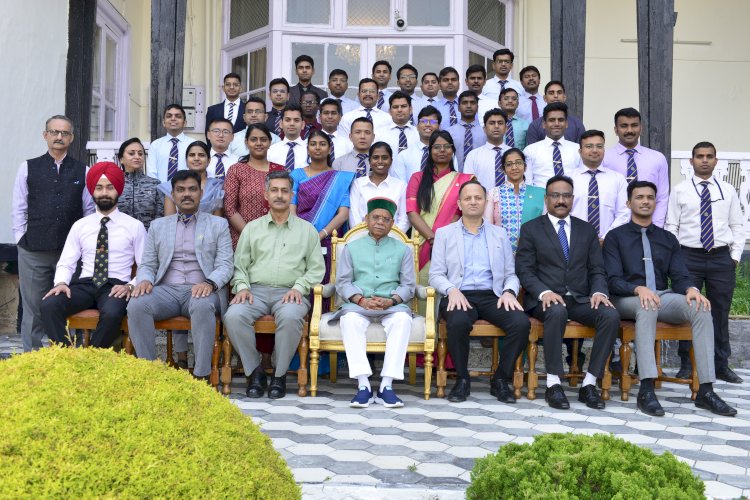 राज्यपाल ने आईएफएस प्रोबेशनर्स के साथ संवाद किया