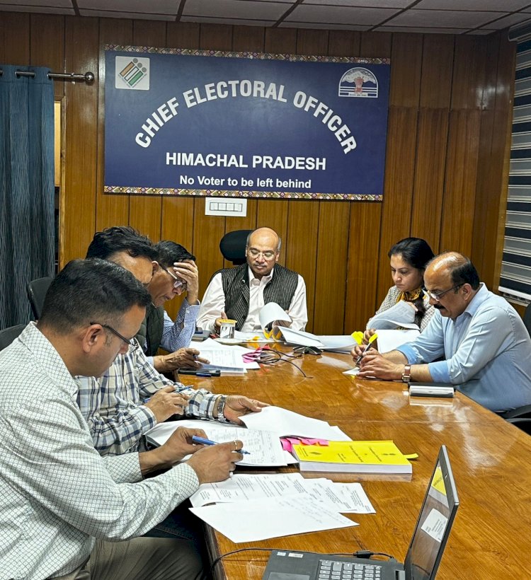 मुख्य निर्वाचन अधिकारी ने राज्य नोडल अधिकारियों के साथ निर्वाचन व्यय बैठक की प्रभावी निगरानी सुनिश्चित करने के निर्देश दिए