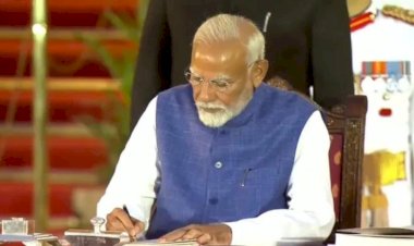 मैं नरेंद्र दामोदर दास मोदी...नरेंद्र मोदी ने तीसरी बार ली प्रधानमंत्री पद की शपथ