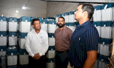 ई.वी.एम. तथा वी.वी.पैट. मशीनों की प्रथम स्तरीय जांच आयोजित