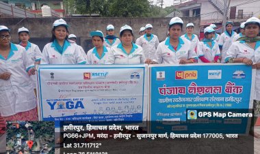 लोहारली और मती टीहरा में महिलाओं को करवाया योगाभ्यास