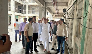 लोक निर्माण मंत्री ने द्वारका में निर्माणाधीन हिमाचल निकेतन का निरीक्षण किया
