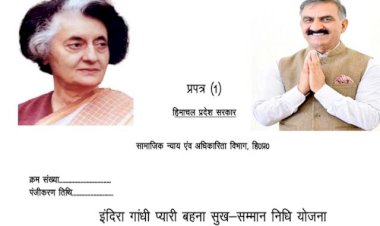 सिरमौर जिला में इंदिरा गांधी प्यारी बहना सुख सम्मान निधि योजना के अंतर्गत 4 हजार 128 महिलाएं लाभान्वित