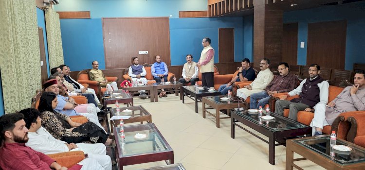 हिमाचल प्रदेश के लोकसभा चुनाव में भाजपा को इस बार 56.29 प्रतिशत और कांग्रेस को 41.57 फीसदी मत पड़े विधायक दल में दो प्रस्ताव पारित