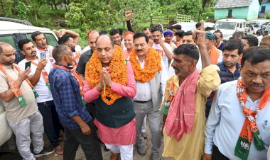 झूठी गारंटियां देकर सत्ता में आई, कांग्रेस सरकार ने घोटालों की झड़ी लगाई : जयराम ठाकुर