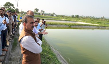 मुख्यमंत्री ने अत्याधुनिक मत्स्य पालन प्रशिक्षण केन्द्र दियोली और भंजाल में 5 मेगावाट सौर ऊर्जा परियोजना की आधारशिला रखी