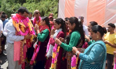 सीपीएस सुंदर सिंह ठाकुर ने फागडा नाला से शलधारी संपर्क मार्ग निर्माणकार्य का शुभारंभ किया।