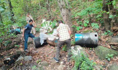 कोटड़ी ब्यास नाले चल रही नाजायज शराब 3 भट्टियां पकड़ी,6 हजार लाहन नष्ट की
