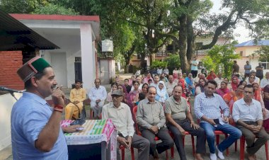 नगर पंचायत शाहपुर में स्वच्छ पेयजल की मिलेगी सुविधा: पठानिया