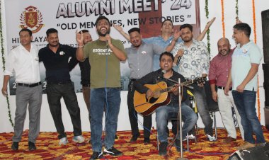 एक छात्र और संस्थानों के बीच अदृश्य बंधन मूल्यवान है .....हिमालयन ग्रुप मेंअल्लुमानी मीट