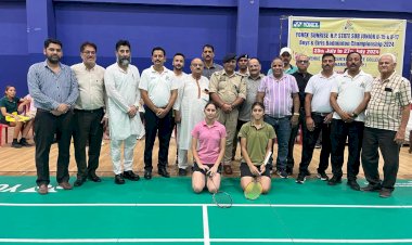 एसपी ने किया राज्य स्तरीय सब जूनियर बैडमिंटन प्रतियोगिता का समापन