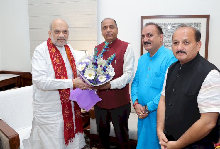 नेता प्रतिपक्ष की अध्यक्षता में गृहमंत्री अमित शाह से मिला हाटी समुदाय का  प्रतिनिधि मंडल