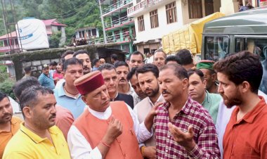 भाजपा प्रदेश अध्यक्ष राजीव बिंदल ने पीड़ित परिवारों का कुशलक्षेम जाना, समस्याएं भी सुनी