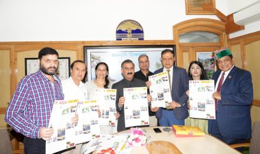 मुख्यमंत्री ने एपीजी विश्वविद्यालय के न्यूज लैटर का विमोचन किया