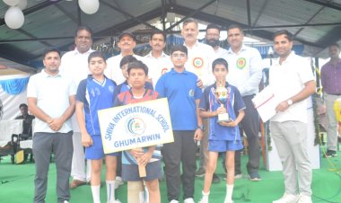 मंत्री ने  खंड स्तरीय अंडर-14 (छात्र) टूर्नामेंट के समापन समारोह में बतौर मुख्य अतिथि की शिरकत