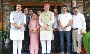 विक्रमादित्य सिंह ने उत्तराखंड के मुख्यमंत्री से भेंट की