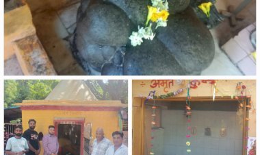 शिवालिक पहाडिय़ों के मध्य स्थित है सतकुम्भा में पंचमुखी शिवलिंग